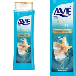شامپو صورت و بدن اوه (Ave) مدل Sea Foam وزن 400 گرم