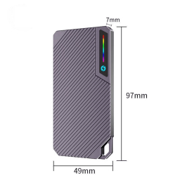 باکس هارد SSD تمام آلومینیومی مدل JEYI Jiayi Zebra 007 Aluminum SSD Box NVMe 10 Gbps