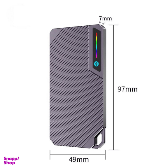 باکس هارد SSD تمام آلومینیومی مدل JEYI Jiayi Zebra 007 Aluminum SSD Box NVMe 10 Gbps