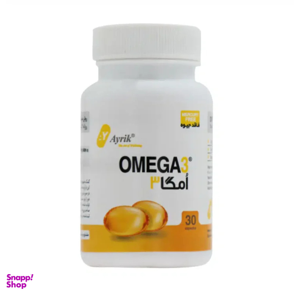 سافت ژل امگا 3 آیریک بسته 30 عددی