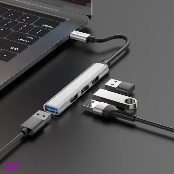 USB هاب 4 پورت Type-C هوکو مدل HB26 4in1