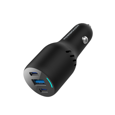 شارژر فندکی 65 وات پاورولوژی مدل Triple Port