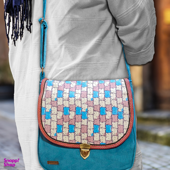کیف رودوشی زنانه یوتاب مدل مخمل S-12