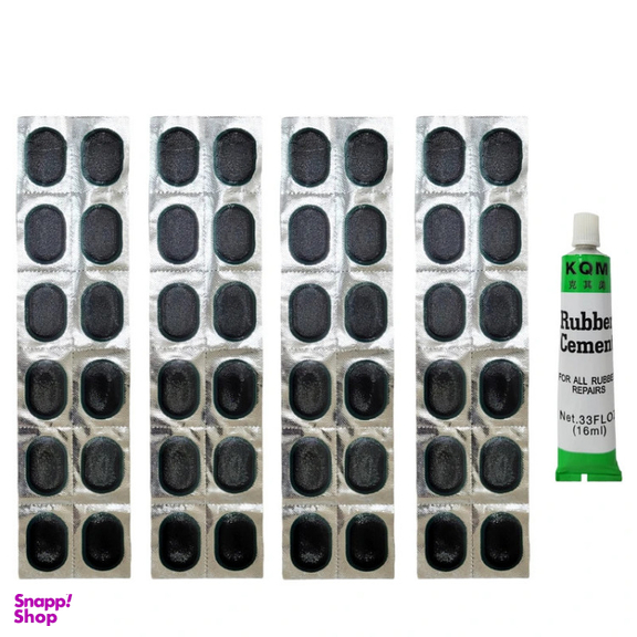 کیت چسب و وصله پنچرگیری دوچرخه مدل M4-48 بسته 49 عددی