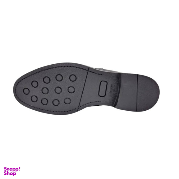 نیم بوت مردانه چرم ریباری مدل Z23 رنگ مشکی