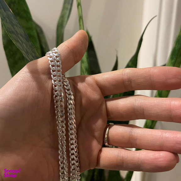 زنجیر نقره مردانه گالری ظهیرالدینی طرح کارتیر کد CRT-10-60