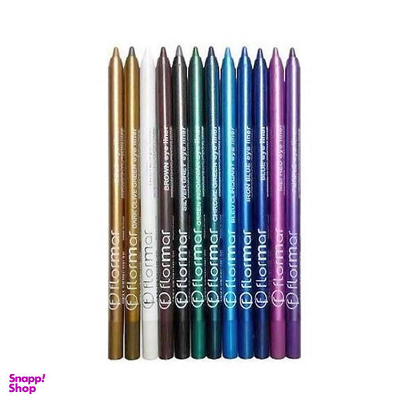 مداد چشم رنگی شمعی کد F012 مجموعه 12 عددی