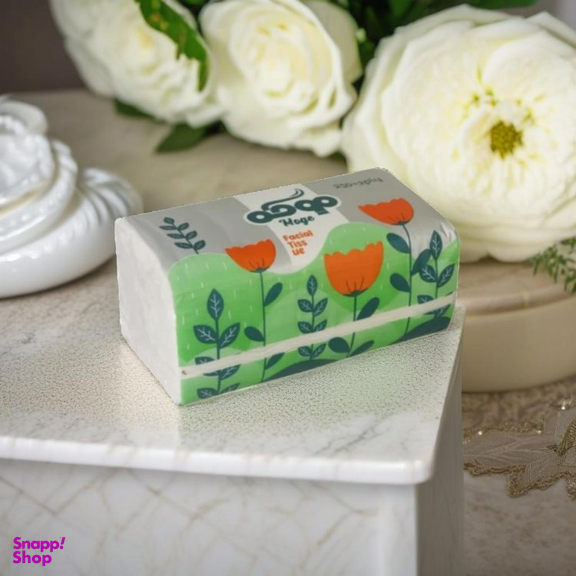 دستمال کاغذی 250 برگ موگه مدل دو لایه بسته 8 عددی