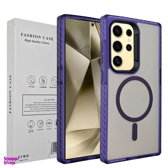 کاور و محافظ لنز دوربین گوشی موبایل فشن مدل مگ سیف مناسب برای سامسونگ Galaxy S24 Ultra