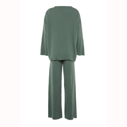 ست بافت زنانه ترندیول مدل 698 رنگ سبز