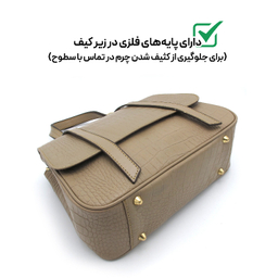 کیف زنانه چرم طبیعی مدل FATEH 146/1