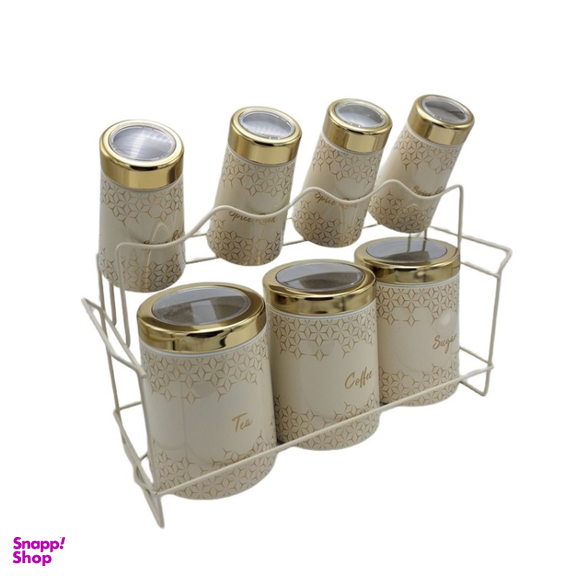 جای ادویه 8 پارچه سام ست طرح نشانگر اکومیس