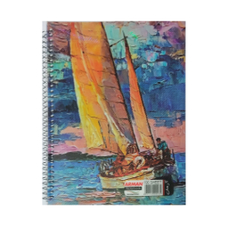 دفتر مشق 100 برگ آرمان مدل قایقران