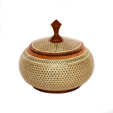 قندان خاتم کاری خادم ملت  کد 1129