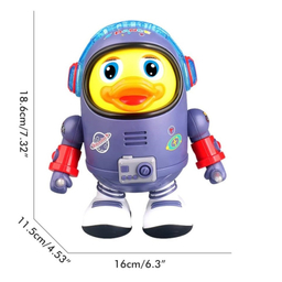 اسباب بازی ناب سل مدل اردک موزیکال طرح فضانورد SPACE DUCK DANCE