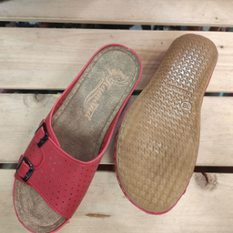 دمپایی زنانه کمند مدل افرا رنگ قرمز