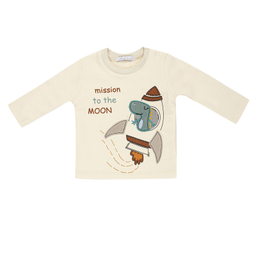 ست تیشرت آستین بلند و شلوار راحتی نوزادی فیورلا مدل فضانورد کد 25531