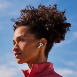 هدفون بی سیم بلوتوثی اپل مدل AirPods 4 نسخه دارای نویز کنسلینگ