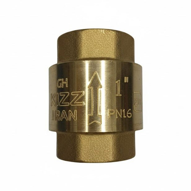 شیر یکطرفه فنری برنجی سایز 1 اینچ کد MT043