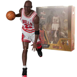 اکشن فیگور مافکس بسکتبال مایکل جردن طرح Michael Jordan Chicago Bulls Sefid