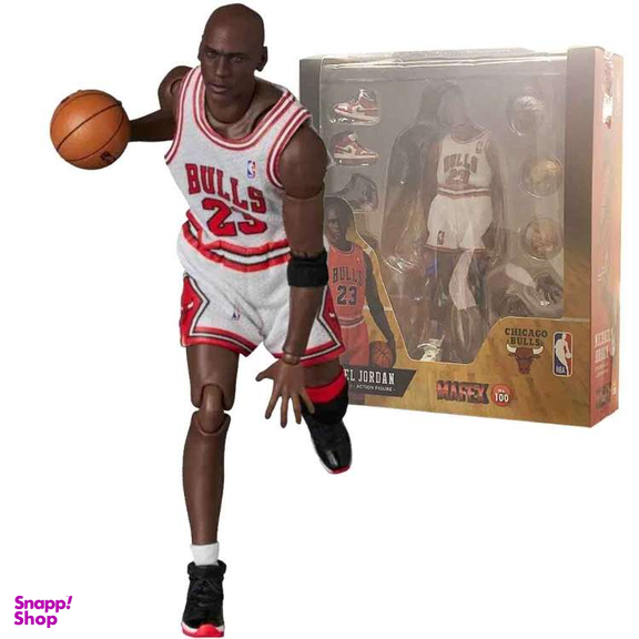 اکشن فیگور مافکس بسکتبال مایکل جردن طرح Michael Jordan Chicago Bulls Sefid