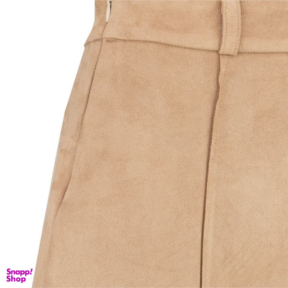 دامن زنانه سرژه مدل 210199 رنگ نسکافه ای