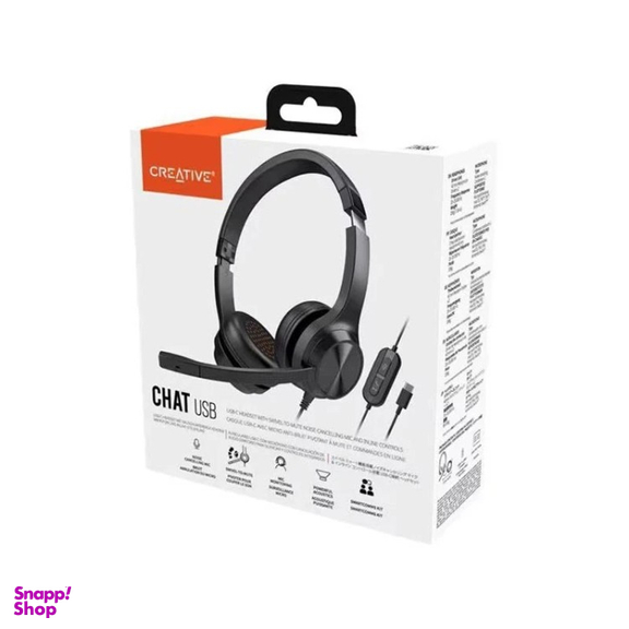 هدست باسیم کریتیو مدل Chat USB