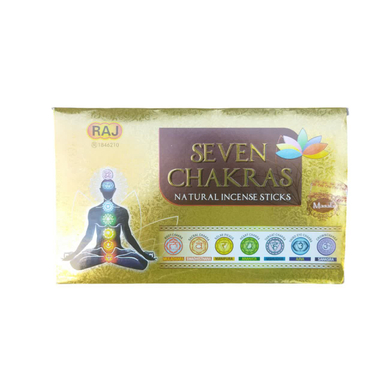 عود راج مدل seven chakra بسته 7 عددی