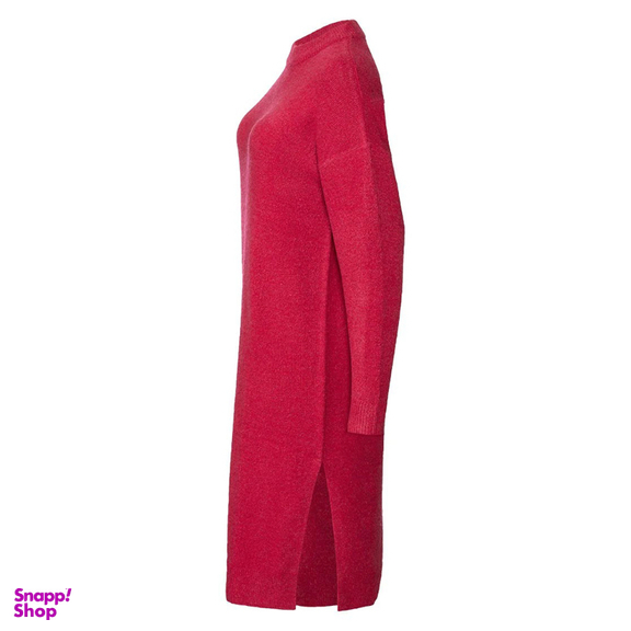 پیراهن بافت زنانه کد ESD03 رنگ قرمز