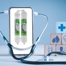 فیلتر تصفیه آب یخچال و فریزر بلوط مدل الیافی و کربن گیاهی RX 2500 G مجموعه 4 عددی