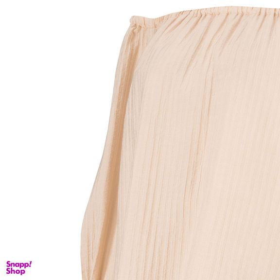 بلوز آستین بلند زنانه سرژه مدل 204586 رنگ کرم