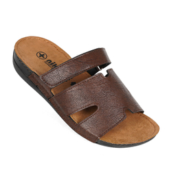 دمپایی مردانه نیکتا مدل کنستانتین رنگ قهوه ای