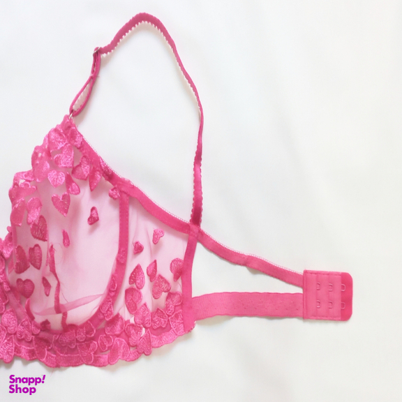 ست لباس زیر زنانه کارن کد FGH02 رنگ صورتی