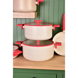 سرویس قابلمه و تابه گرانیتی 9 پارچه پرارین مدل Estima کد 4323