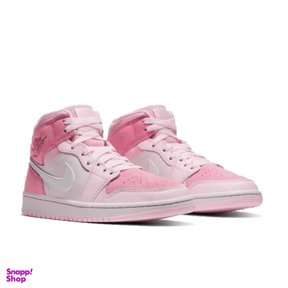 کتونی ساق دار مدل جردن کد 30 رنگ صورتی