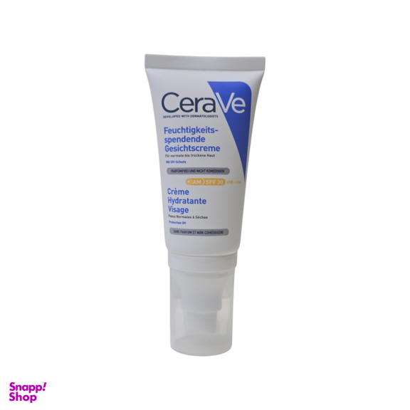 لوسیون ضد آفتاب سراوی مدل Viso Idratante SPF30+ حجم 50 میلی لیتر