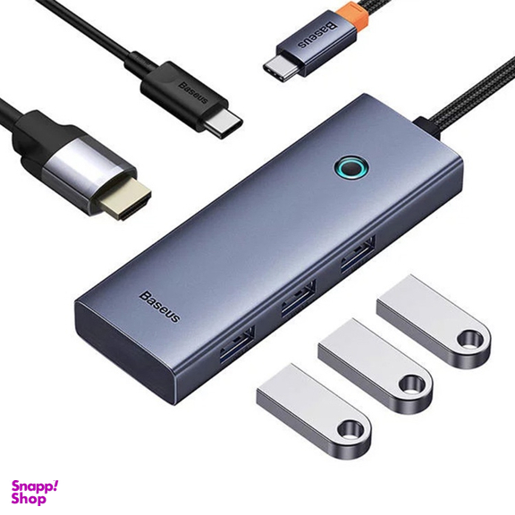 هاب 5 پورت Type-C بیسوس مدل BS-OH150