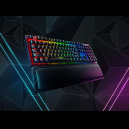 کیبورد مخصوص بازی ریزر (Razer) مدل BLACKWIDOW V3 Chroma RGB With Green Switch
