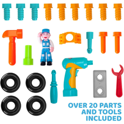 ماشین ابزار موزیکال و چراغدار هولی تویز مدل 6109 Little Mechanic Tool Truck with Light and Music