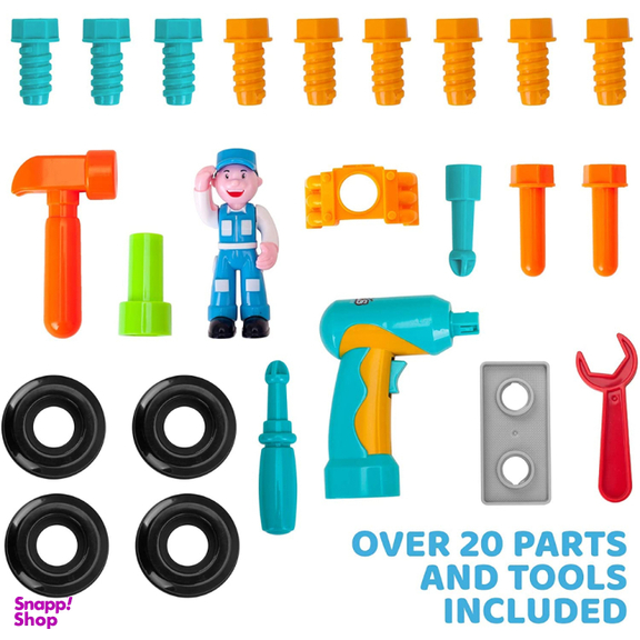 ماشین ابزار موزیکال و چراغدار هولی تویز مدل 6109 Little Mechanic Tool Truck with Light and Music