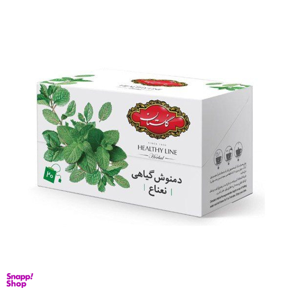 دمنوش گیاهی نعناع گلستان بسته ۲۰ عددی