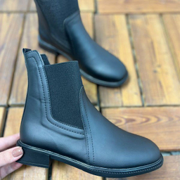 نیم بوت زنانه مدل ساحل کد 1251 رنگ مشکی