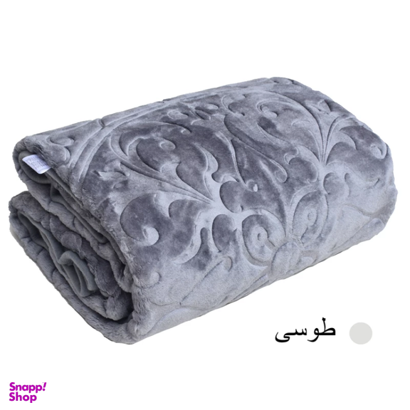 پتو تک‌ نفره گلبافت مارال شاپ مدل سوپر برجسته کد 1001