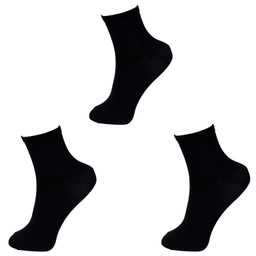 جوراب مردانه مدل نیم ساق کد 140 بسته 3 عددی