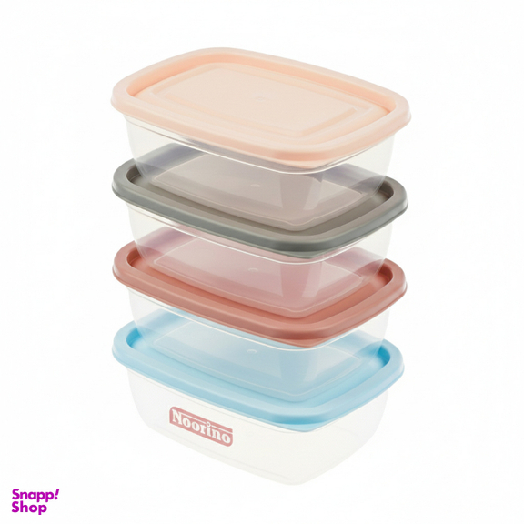 ظرف غذا نورینو مدل آواز مجموعه 4 عددی