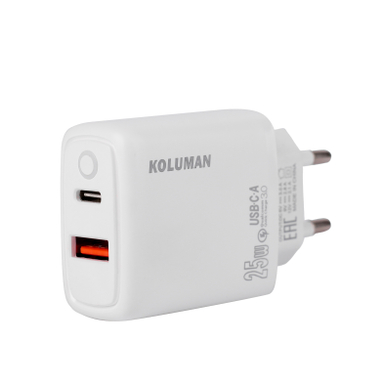 شارژر دیواری 25 وات کلومن مدل KC-H115