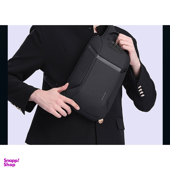 کیف کراس بادی مردانه طرح بنج قفل دار کد BG-7721