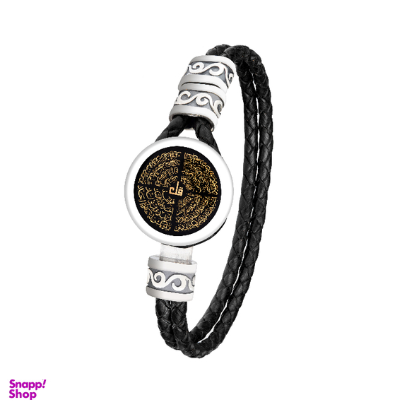 دستبند نقره مردانه الون مدل چهارقل