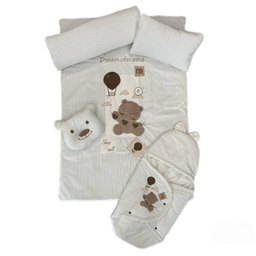 سرویس خواب کودک 5 تکه مادرکر مدل خرس و بالن کد 126