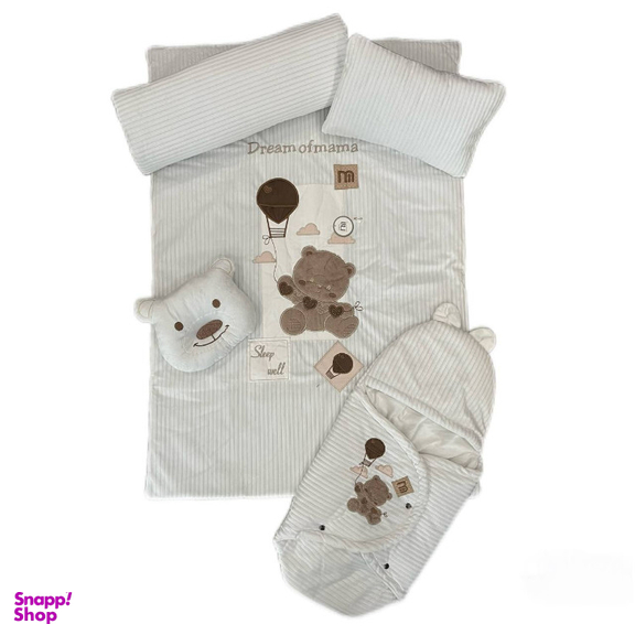 سرویس خواب کودک 5 تکه مادرکر مدل خرس و بالن کد 126